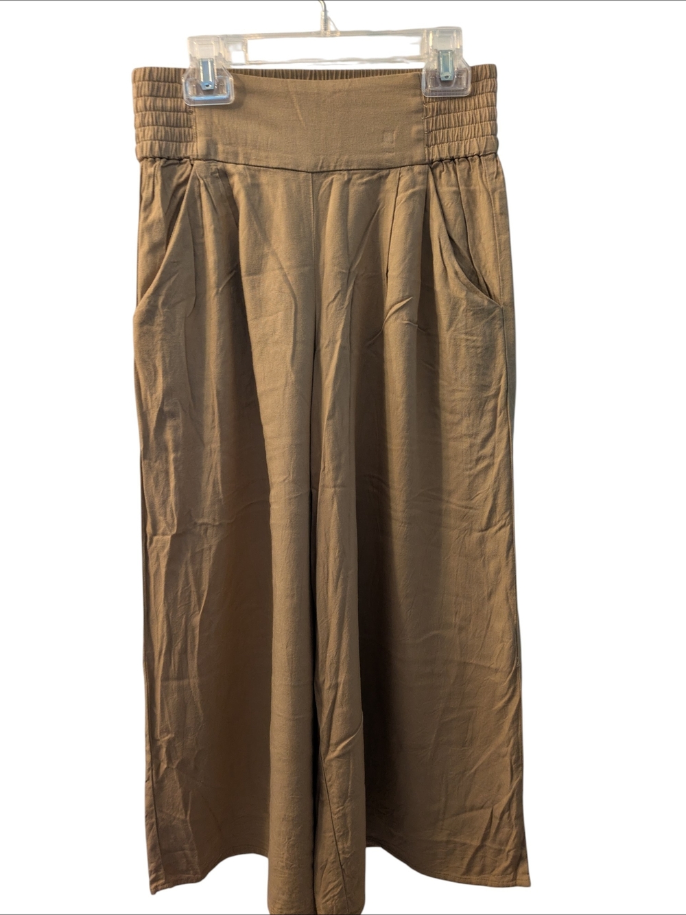 Aritzia's Sunday Best, Sullivan Culotte Pull On Wide Leg Pants in Camel